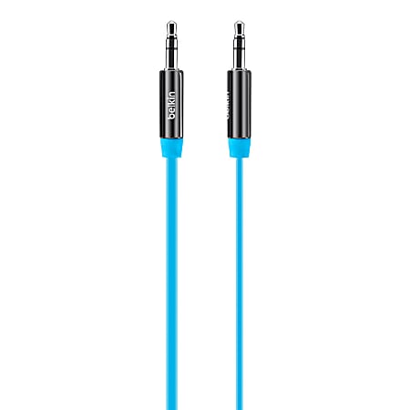 Belkin® MIXIT Universal Auxiliary Cable, Blue