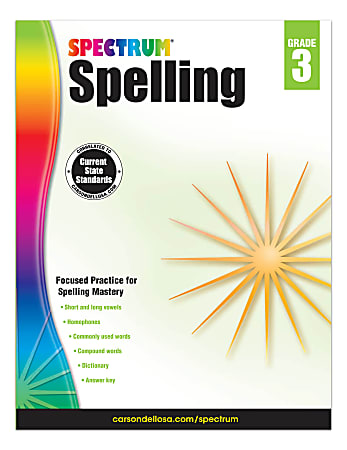 Spectrum Spelling, Grade 3