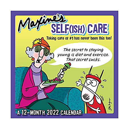 TF Publishing Humor Mini Wall Calendar, 7" x 7", Maxine, January To December 2022