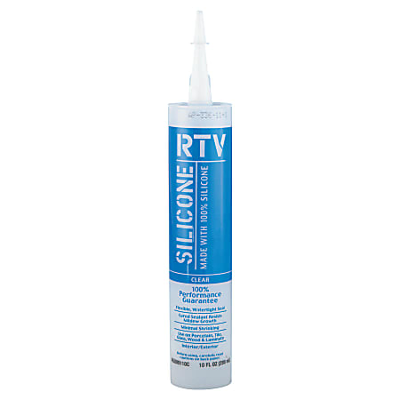 Contractor RTV Silicone Sealant, 10 oz Cartridge, Clear