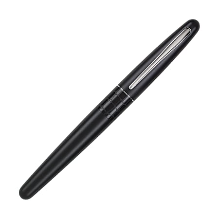 Pilot® MR Fountain Pen, Animal Collection, Medium Nib, Black Crocodile Barrel, Black Ink