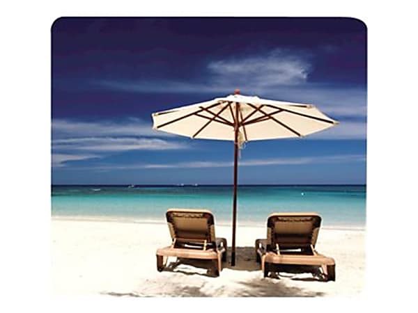 Fellowes Recycled Mouse Pad Beach - Mouse pad