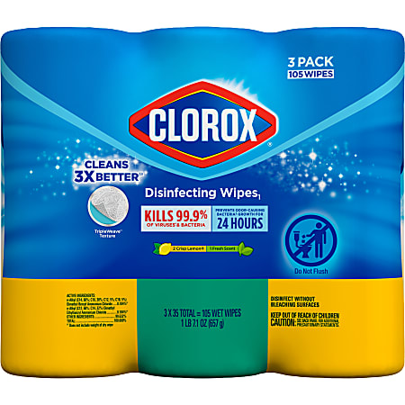 Clorox Disinfecting Wipes Value Pack Bleach Free Cleaning Wipes 35 ...