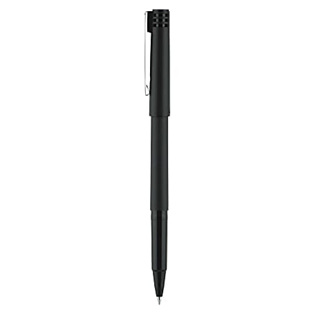 uni ball Rollerball Pens Fine Point 0.7 mm 80percent Recycled Black ...