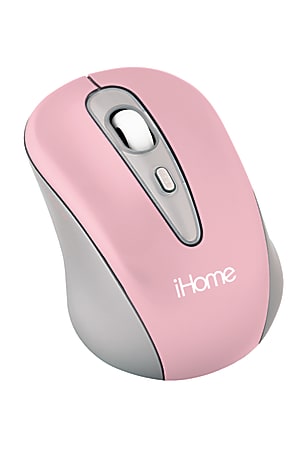 iHome™ Mid-Size Wireless Laser Mouse, Pink