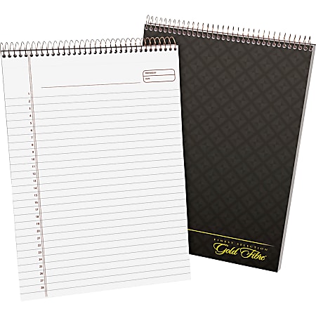 Ampad Gold Fibre Classic Wirebound Legal Pads, Letter Size, 70 Sheets, Brown