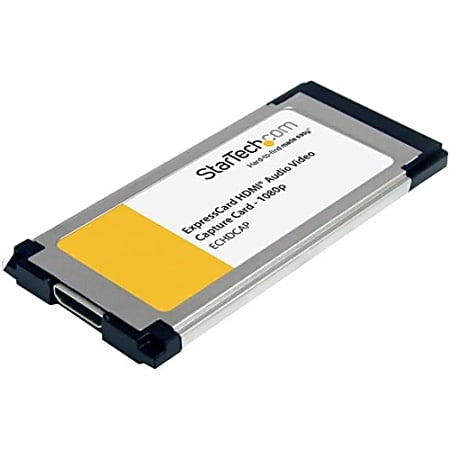 StarTech.com HDMI to ExpressCard HD Video Capture Card Adapter 1080p