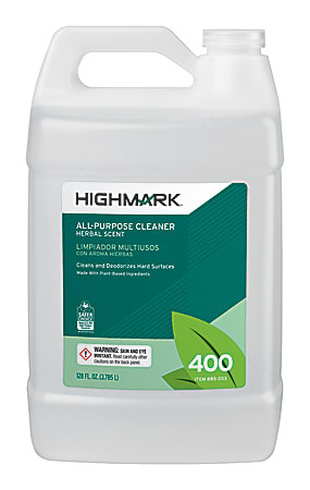 Highmark® All-Purpose Cleaner, Herbal Scent, 128 Oz Bottle, Case Of 4