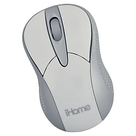 iHome Wireless Laser Netbook Mouse, White