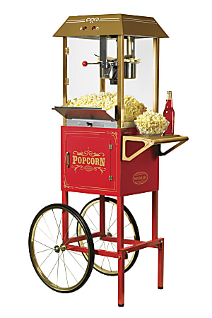 Nostalgia Coca Cola Hot Air Popcorn Maker Red - Office Depot