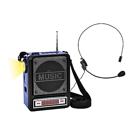 Technical Pro WASP100 Wireless Amplifier Speaker, Blue