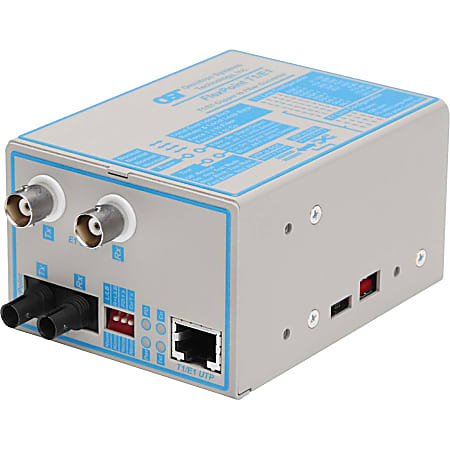 Omnitron Systems FlexPoint T1/E1 Copper to Fiber Media Converter, 44931