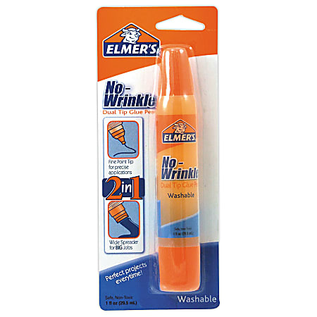Elmer's® No-Wrinkle Dual-Tip Pen, 1 Oz.