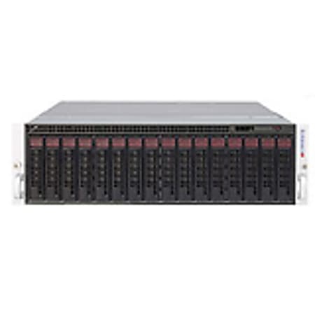 Supermicro SuperServer 5037MC-H8TRF Barebone System - 3U Rack-mountable - Intel C204 Chipset - 8 Number of Node(s) - Socket H2 LGA-1155 - 1 x Processor Support - Black