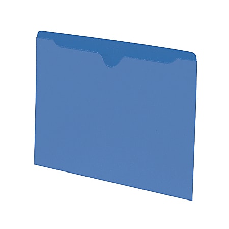 Smead® Color File Jackets, Letter Size, Blue, Pack