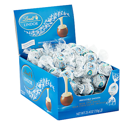 Lindt Lindor Truffles, Snowman, Box Of 60