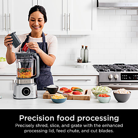Ninja Professional Plus 3 Speed Food Processor With Auto iQ Silver - Office  Depot