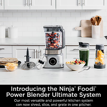 Ninja Master Prep BlenderFood Processor GraySilver - Office Depot
