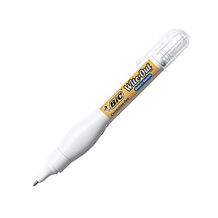 BIC Wite-Out Brand Shake 'n Squeeze Correction Pen, White, 1-Count