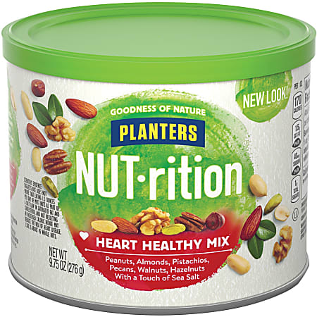 Planters® Nut-rition Heart Healthy Mix, 9.75 Oz Canister