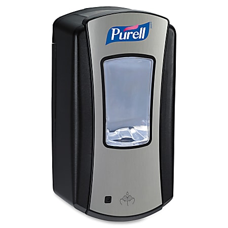 PURELL® LTX-12 Dispenser - Automatic - 1.27 quart Capacity - Black, Chrome - 4 / Carton