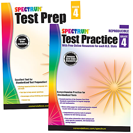 Spectrum® Test Prep And Practice Classroom Kit, Grade 4
