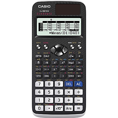 Casio FX 991EX ClassWiz Handheld Scientific Calculator Office Depot