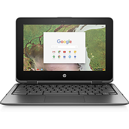 HP Chromebook x360 11-ae010nr Laptop, 11.6" Touch Screen, Intel® Celeron® N3350, 4GB Memory, 16GB eMMC, Chrome OS™