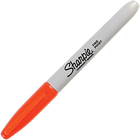 Orange permanent marker online