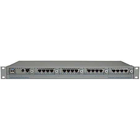 Omnitron Systems iConverter 2423-2 T1/E1 Multiplexer - 4x T1/E1 Network, 1x 10/100/1000Base-T Network, 1x 1000Bas - 24232T