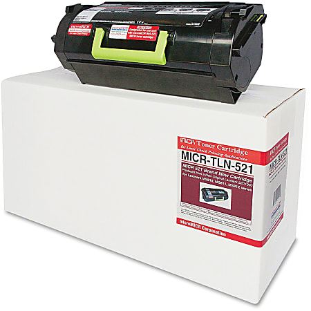 microMICR TLN-521 - Black - compatible - MICR toner cartridge (alternative for: Lexmark 521) - for Lexmark MS810, MS811, MS812