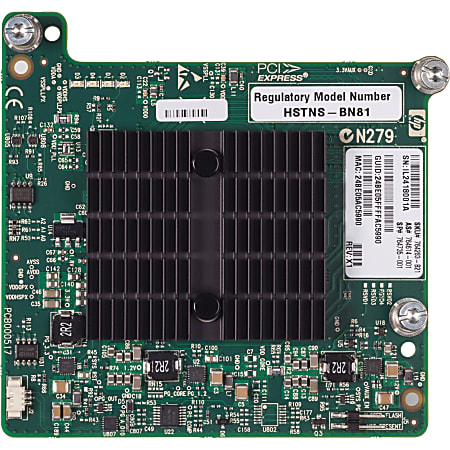 HPE InfiniBand FDR/Ethernet 10Gb/40Gb 2-port 544+M Adapter - PCI Express 3.0 - 2 Port(s) - Optical Fiber - 40GBase-X - Mezzanine
