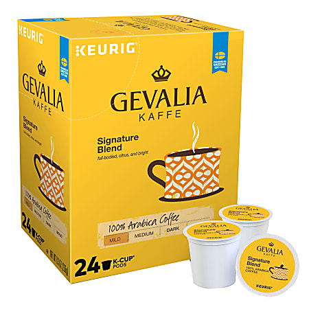 Gevalia® Single-Serve Coffee K-Cup®, Signature Blend, Carton Of