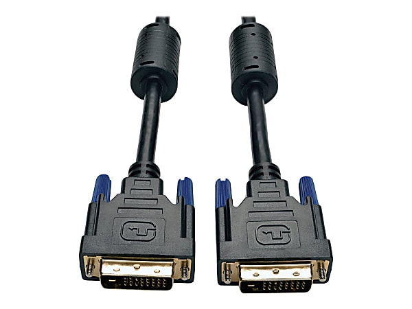Eaton Tripp Lite Series DVI Dual Link Cable, Digital TMDS Monitor Cable (DVI-D M/M), 25 ft. (7.62 m) - DVI cable - dual link - DVI-D (M) to DVI-D (M) - 25 ft - molded