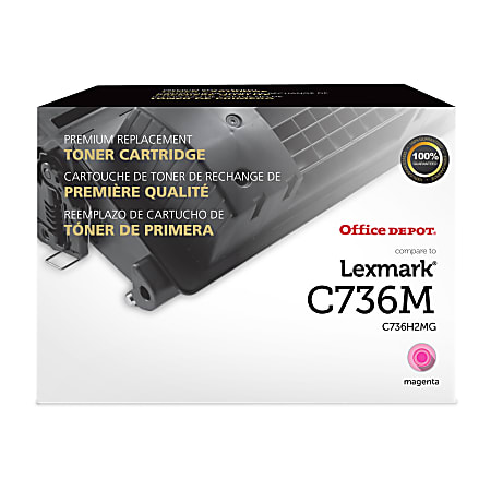 Office Depot® Brand Remanufactured High-Yield Magenta Toner Cartridge Replacement For Lexmark™ C736, ODC736M