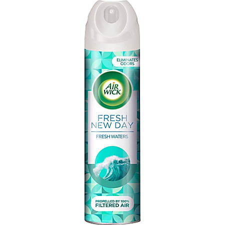 Air Wick Aerosol Spray Air Freshener Fresh Waters Scent 8 Oz. - Office Depot