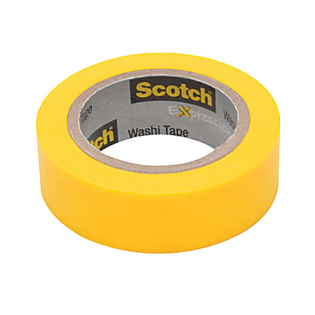 Scotch Expressions Washi Tape Silver MMMC314SIL 3M Office Products 59 x 393 Inches 