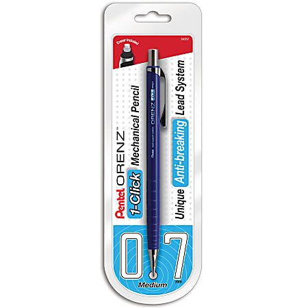 Pentel® Orenz Mechanical Pencil, B Lead, 0.7 mm, Blue Barrel