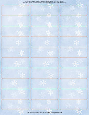 Great Papers!® Holiday Address Labels, 20104208, Rectangle, 2 5/8