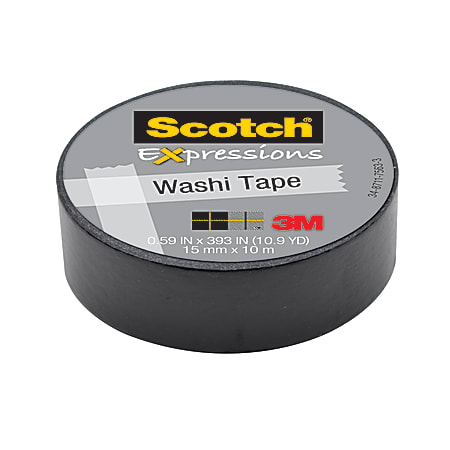 Zeus Magnetic Tape Refill 0.50 Width x 15 ft Length 1 Roll Black - Office  Depot