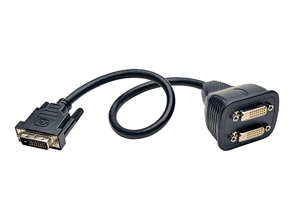 1ft HDMI Splitter Cable HDMI to 2x DVI-D - HDMI® Cables & HDMI