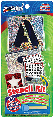 ArtSkills® Stencil Kit, Pack Of 60