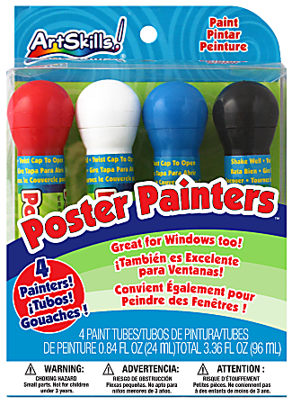 ArtSkills® Window Painters, Assorted, Pack Of 4