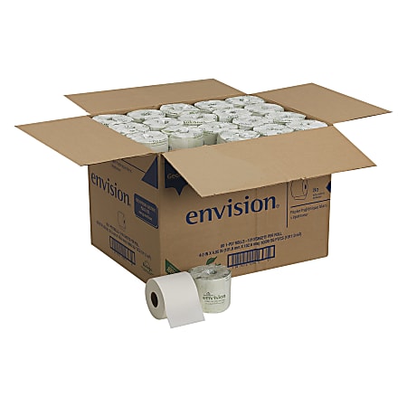 Pacific Blue by GP PRO, 1 Ply, Standard Roll Toilet Paper , 4.05x4, 100% Recycled, White, 1210 Sheets, 80 Rolls per Case