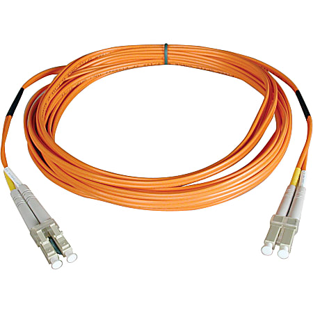 Tripp Lite 7M Duplex Multimode 50/125 Fiber Optic Patch Cable LC/LC 23' 23ft 7 Meter - LC Male - LC Male - 22.97ft - Orange