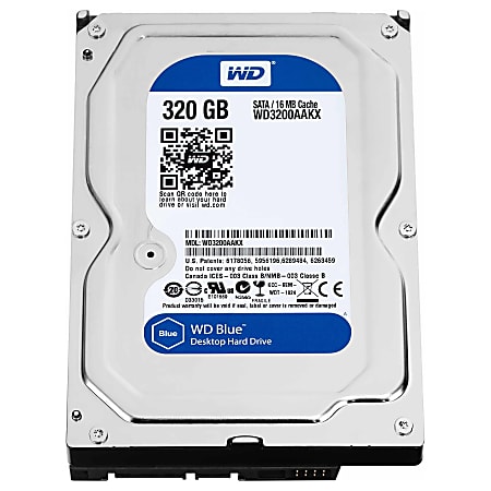 WD-IMSourcing NOB Blue 320 GB 3.5-inch SATA 6 Gb/s 7200 RPM PC Hard Drive