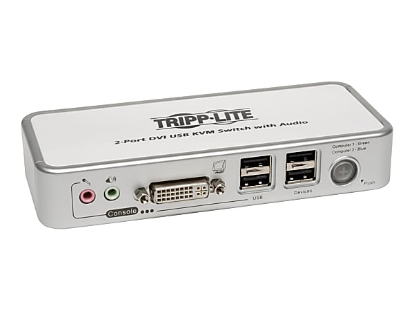 Tripp Lite B004-DUA2-K-R Compact 2-port KVM Switch