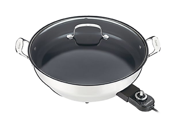 Cuisinart® GreenGourmet® 14-inch Electric Skillet, Silver