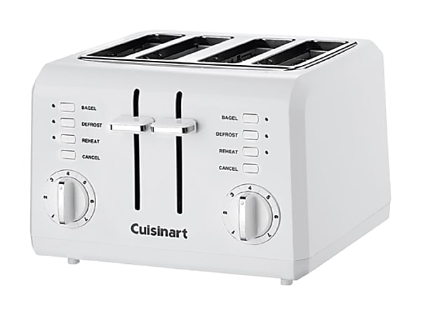 Cuisinart® 4-Slice Wide-Slot Toaster, White