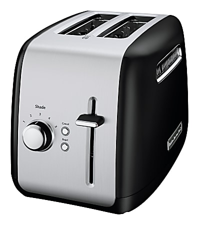 KitchenAid® 2-Slice Extra-Wide-Slot Toaster, Black/Silver